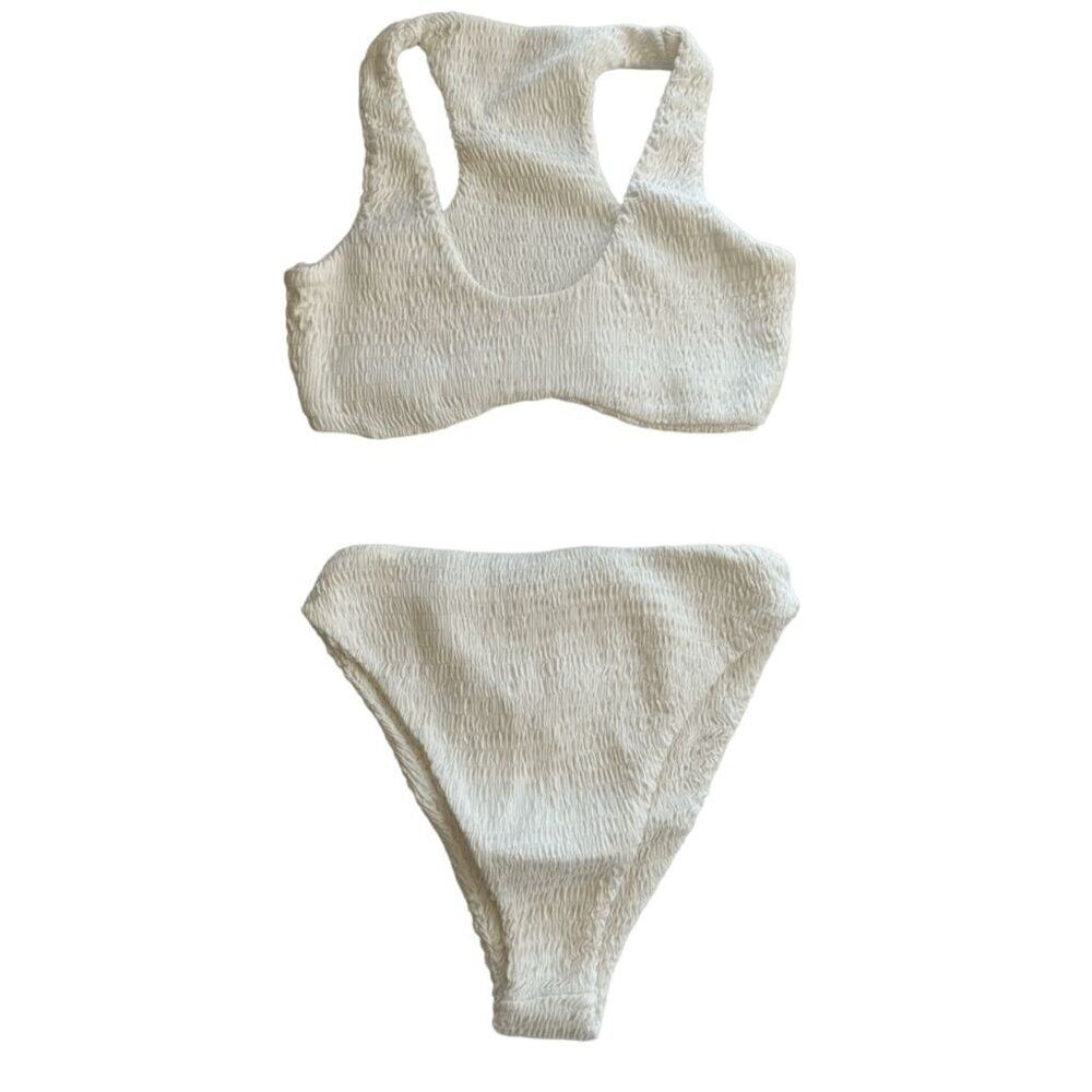 Naked Wardrobe Cream Bikini Set